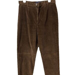 Ralph Lauren Women’s Size 10 Brown Corduroy Fall Winter Vintage Slacks Pants